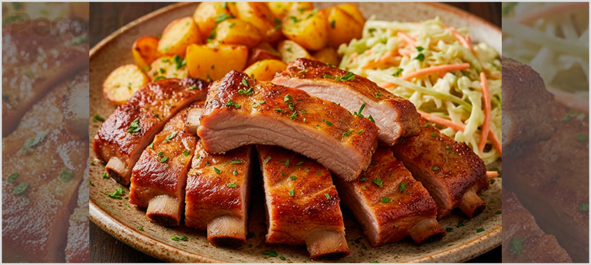 costillas de cerdo al horno